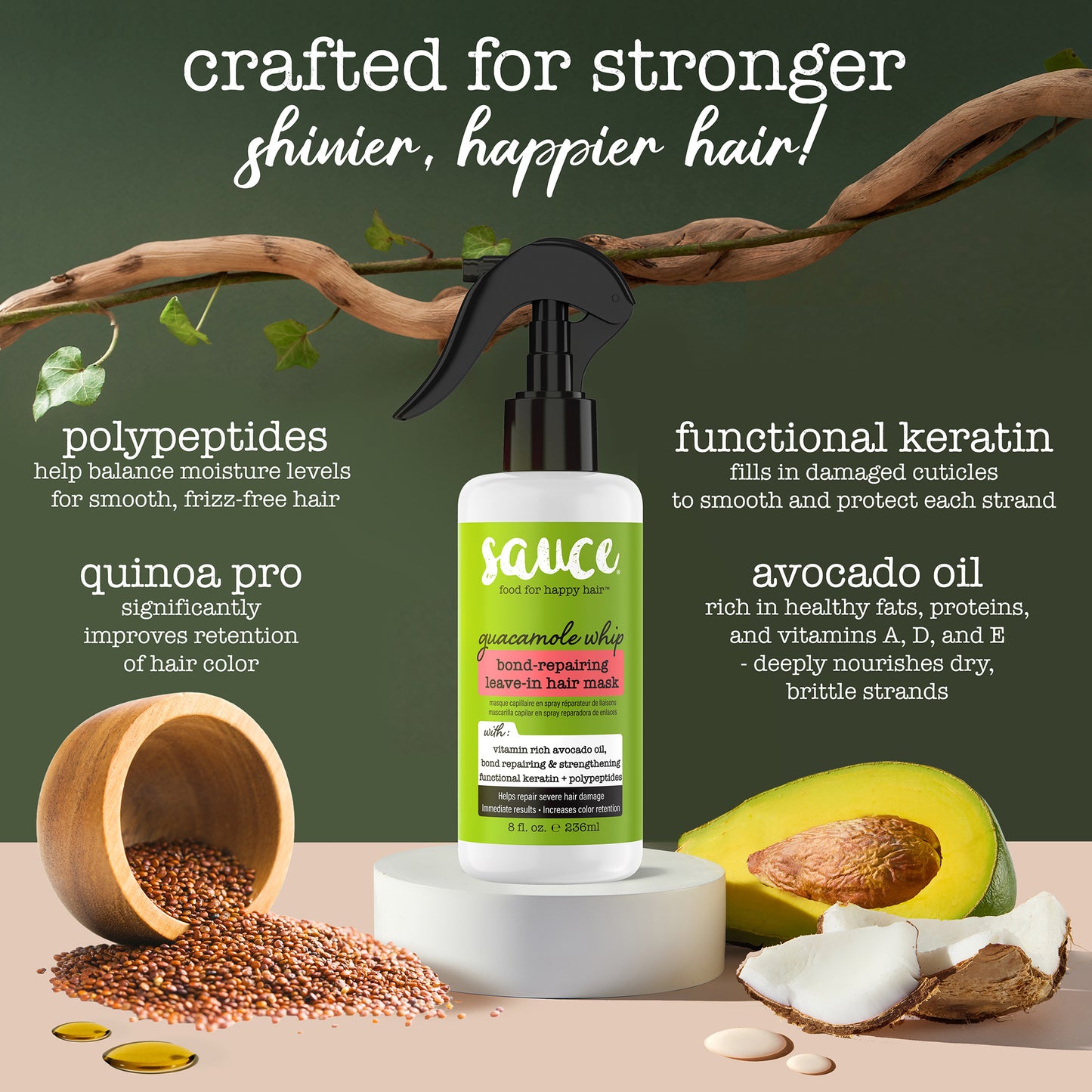 Guacamole Whip Bond-Repairing Leave-In Hair Mask