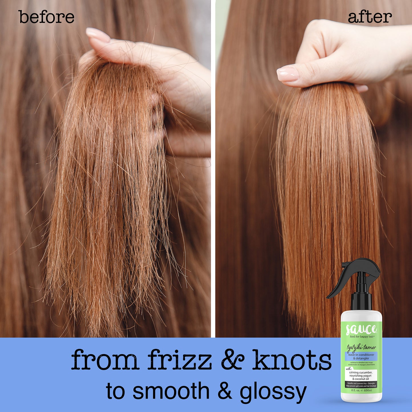 Leave-In Conditioner and Detangler | Tzatziki Taming Spray