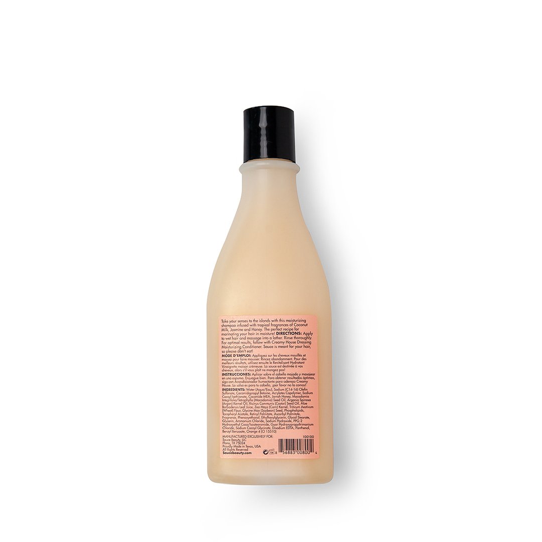 Moisturizing Shampoo Island Marinade Bottle Back