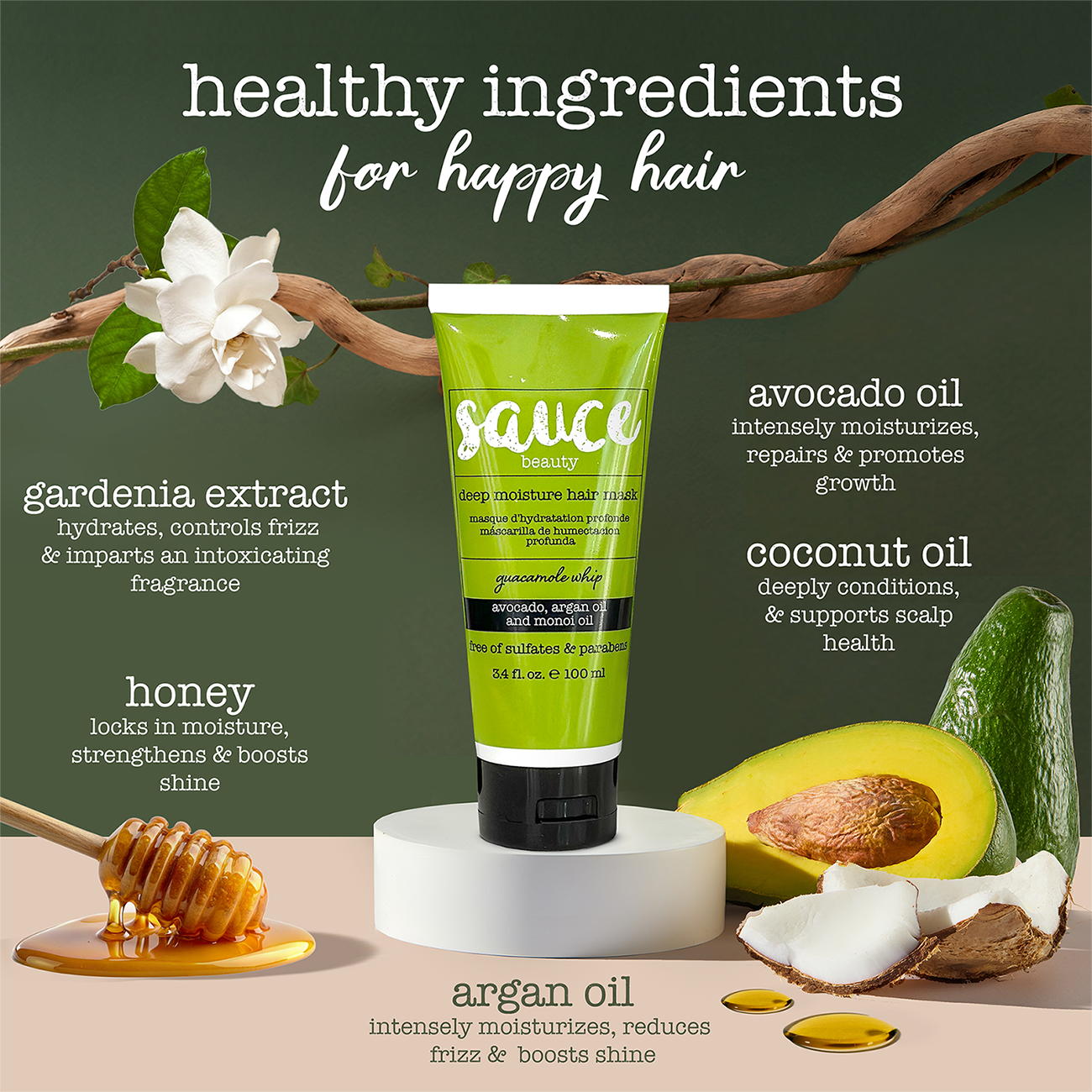 Deep Moisture Mask | Guacamole Whip