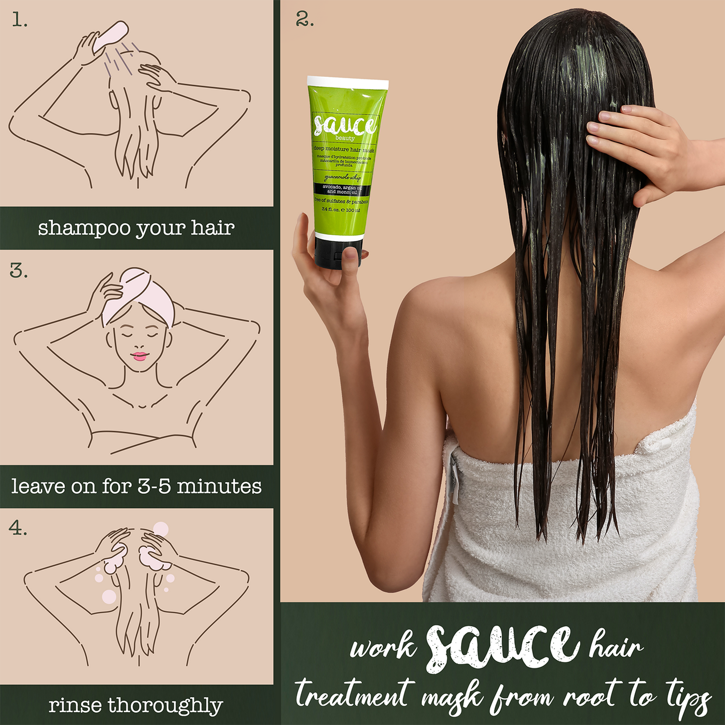Deep Moisture Mask | Guacamole Whip