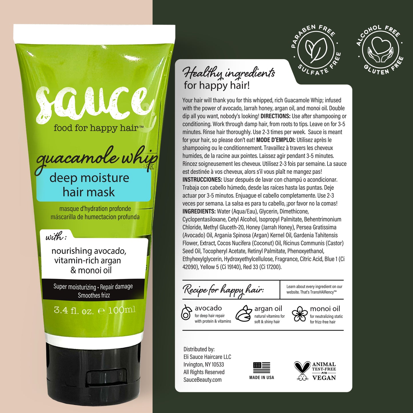 Deep Moisture Mask | Guacamole Whip
