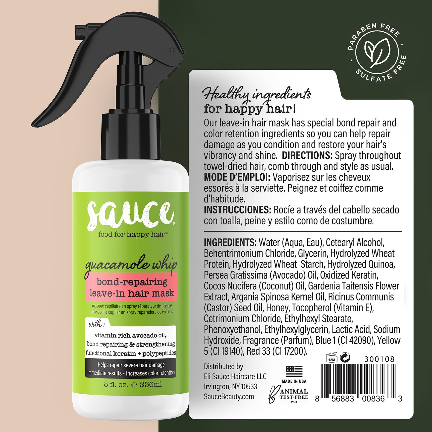 Guacamole Whip Bond-Repairing Leave-In Hair Mask