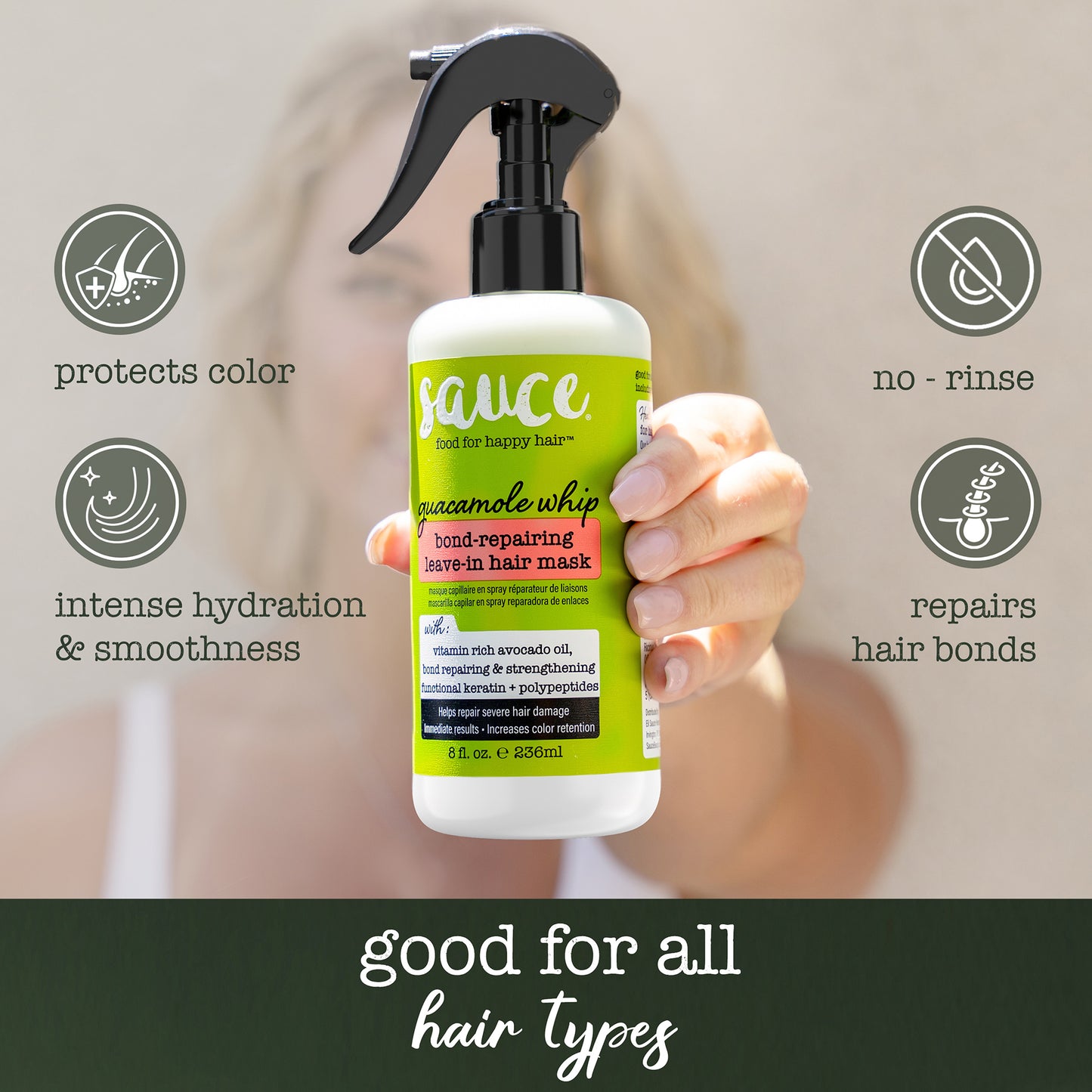 Guacamole Whip Bond-Repairing Leave-In Hair Mask