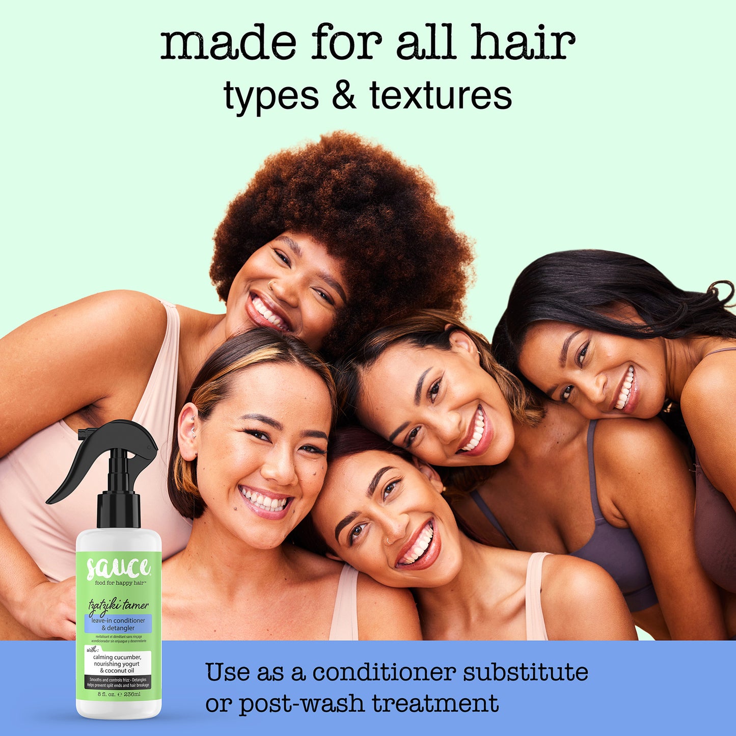 Leave-In Conditioner and Detangler | Tzatziki Taming Spray