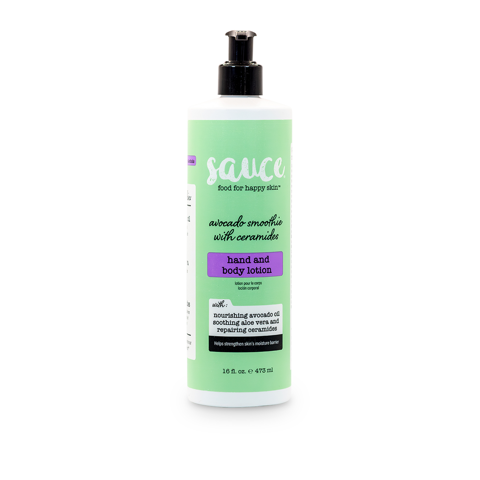 Avocado Smoothie With Ceramides Lotion – Sauce Beauty Avocado Smoothie With Ceramides Lotion – Sauce Beauty