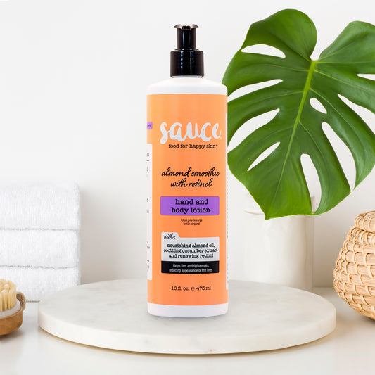 Almond Smoothie With Retinol Lotion